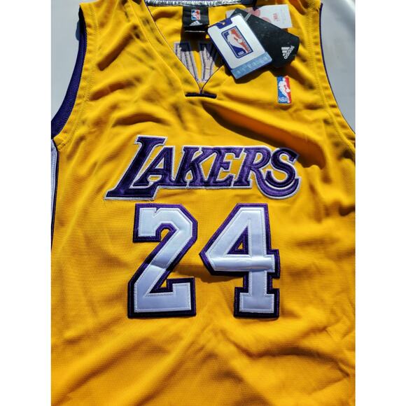 New Vintage Adidas Swingman Kobe Bryant Los Angeles Lakers Jersey NWT NBA Siz 48 - Picture 3 of 8